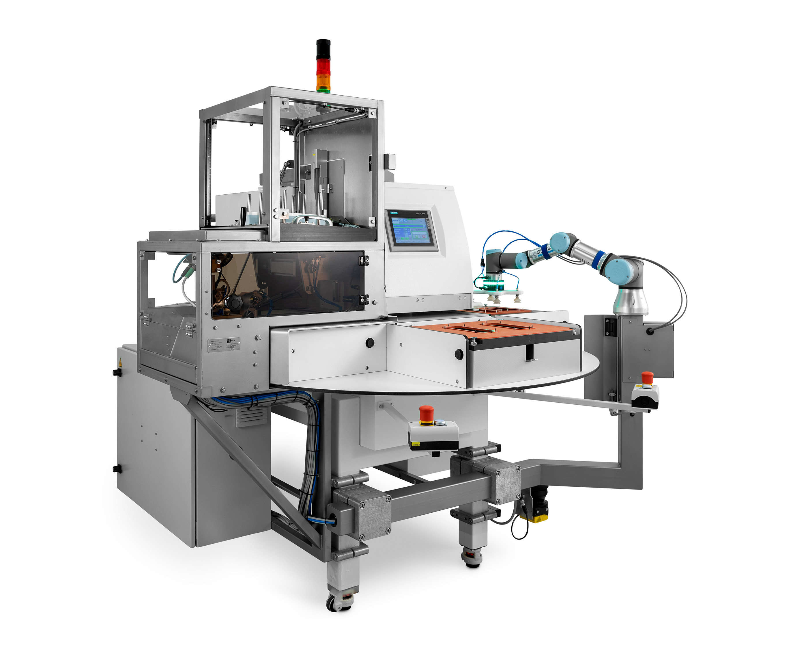 Cobot and automatic sheet dispenser for NX-B sealer
